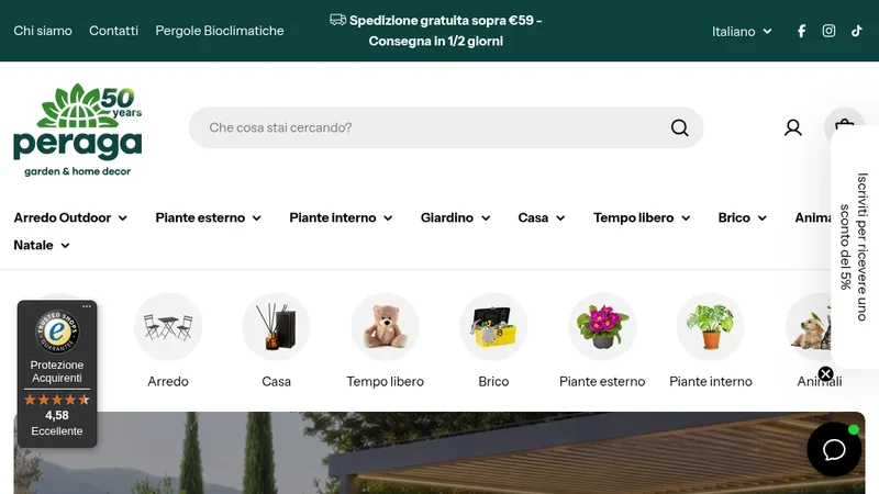 PeragaShop: 80.000 prodotti stagionali su un'unica regia Shopify