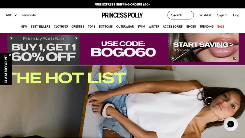 Conversion Rate Optimization for Princess Polly (Fashion & Apparel)