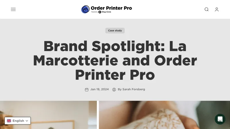 Brand Spotlight: La Marcotterie and Order Printer Pro