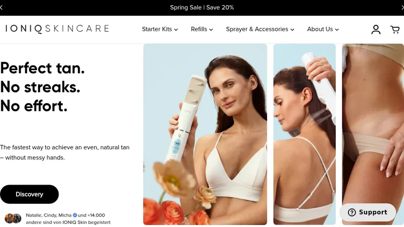 IONIQ Skincare: Premium Beauty E-Commerce mit Shopify Plus