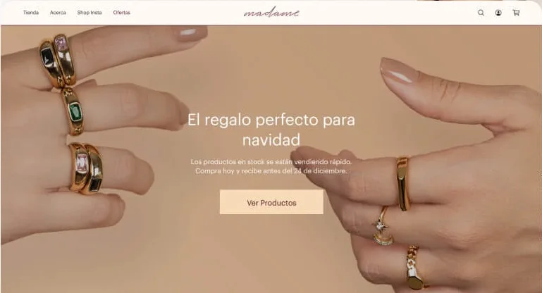 Custom theme design & development for Madame