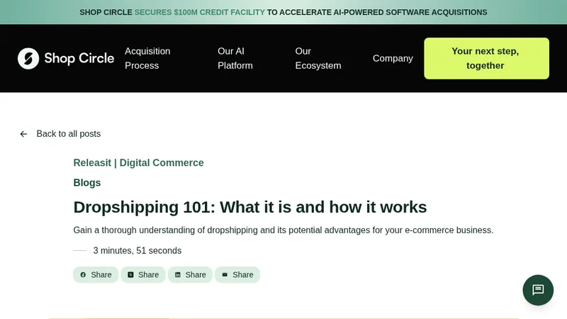 Dropshipping 101: What it is and how it works