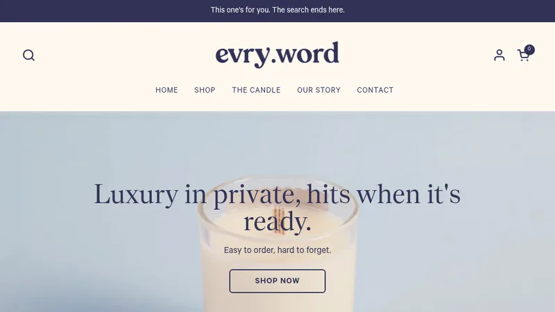 evry.word | Scented Candles