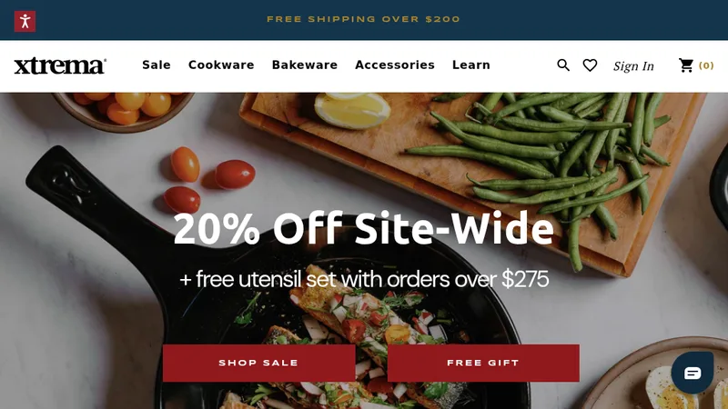 Website Refresh for Xtrema (Home Goods)