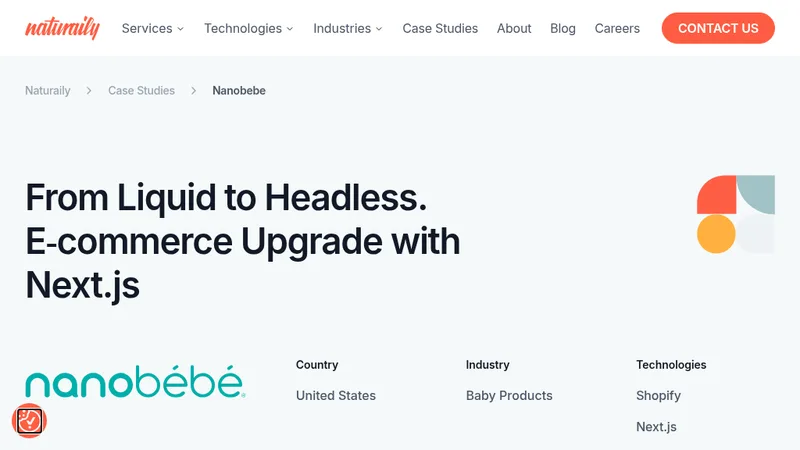 Nanobebe: From Liquid to Headless for 117% Better Website Performance