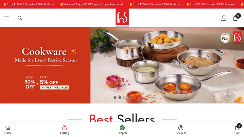 FNS (Flatware & Serveware) – Best Cutlery Set Brands in India