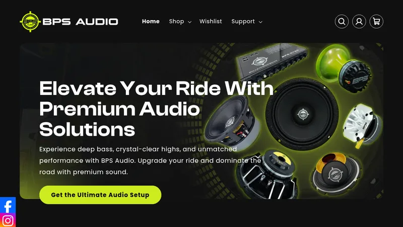 Full Rebrand & Shopify Store Development for BPS Audio