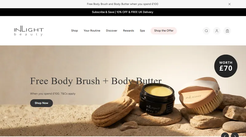 Inlight Beauty - Organic Skincare with Subscriptions & Stockists