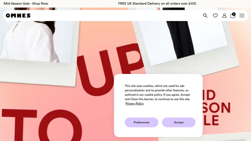 Shopify Plus Enhancements for Sustainable Fashion Brand Omnes