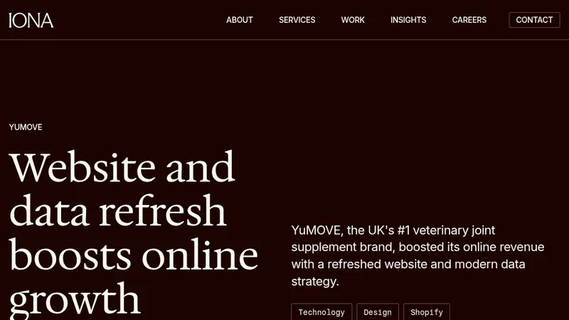 YuMove: Website and data refresh boosts online growth