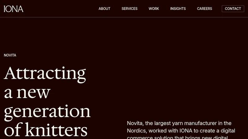 Novita: Attracting a new generation of knitters with headless commerce