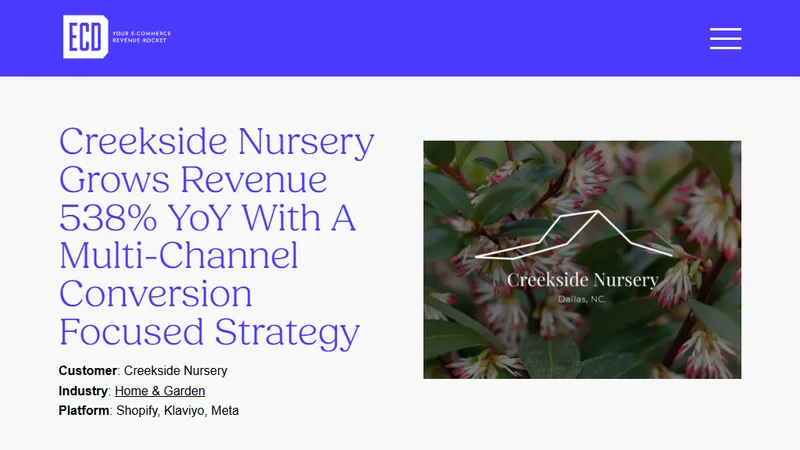 From Influencer to Top Gardening E-commerce business with ECD Digital