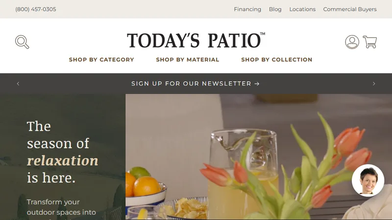 Today's Patio - Migration to Shopify from WooCommerce