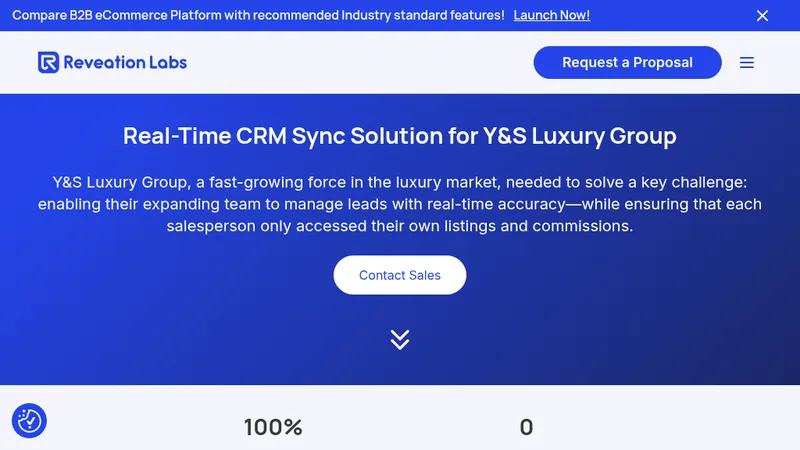 Real-Time CRM Sync Solution for Y&S Luxury Group