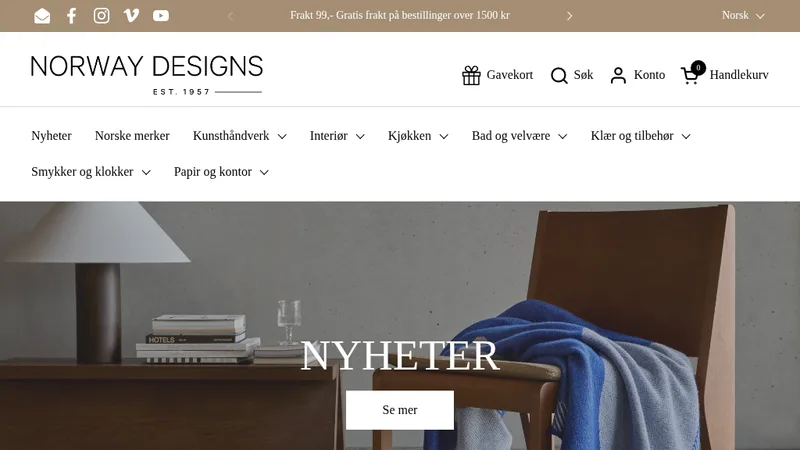 Norway Designs | 2.0 Theme Update and CRO & AOV Improvements