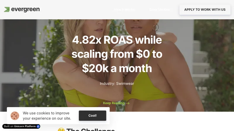 4.82x ROAS while scaling from $0 to $20k a month