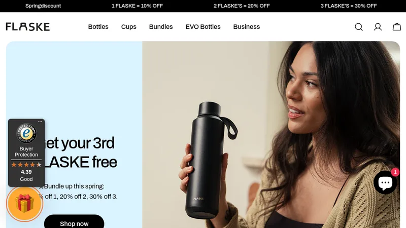 Unique store with product customization and 3D elements (B2B, merch)