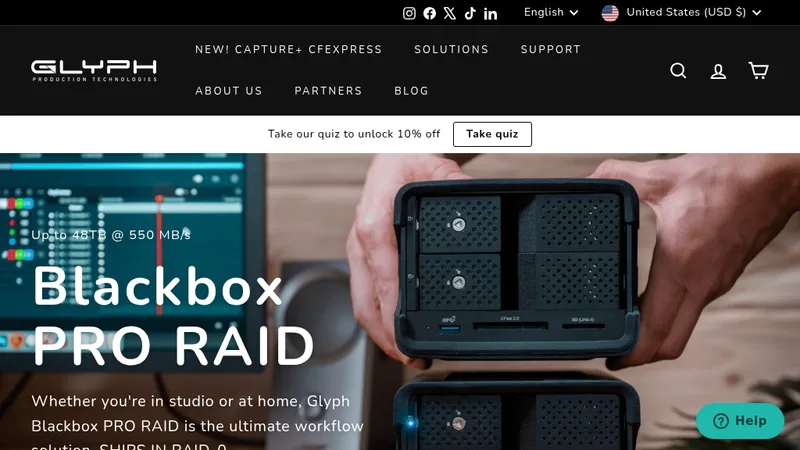 Glyph Production Technologies — Pro Storage Hardware
