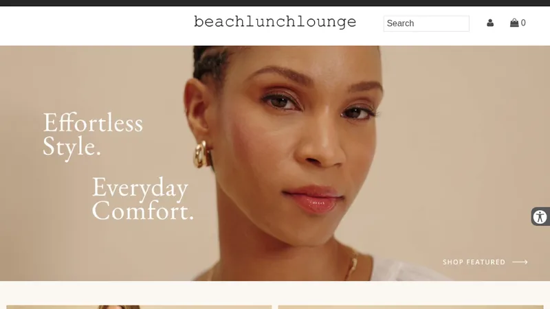 BeachLunchLounge Shopify Store Design and Development