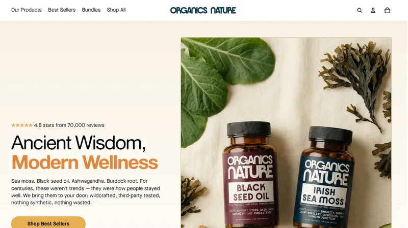 Organics Nature | Health & Wellness | Supplement Brand