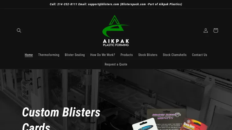 Thermoforming Business Website Development