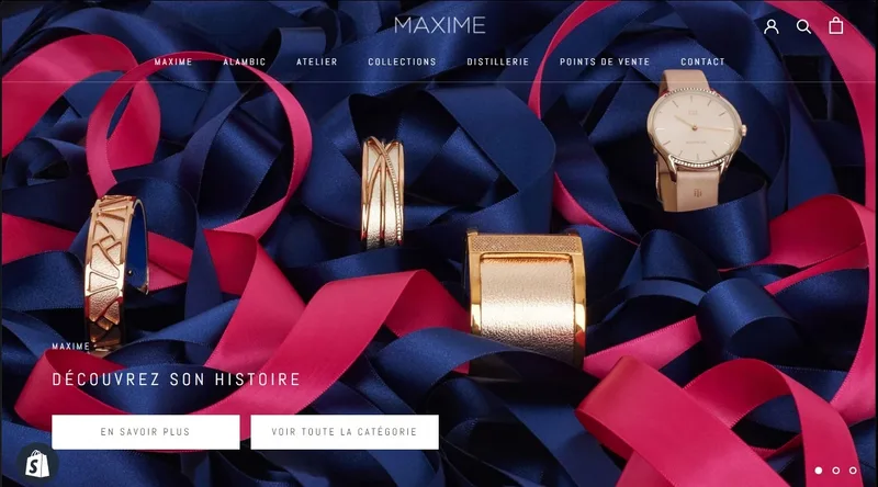 SITE : BIJOUTERIE MAXIME