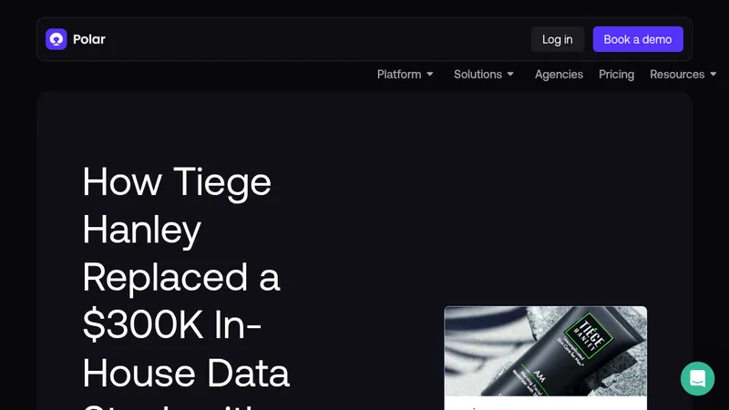 How Tiege Hanley Replaced a $300K In-House Data Stack with Polar