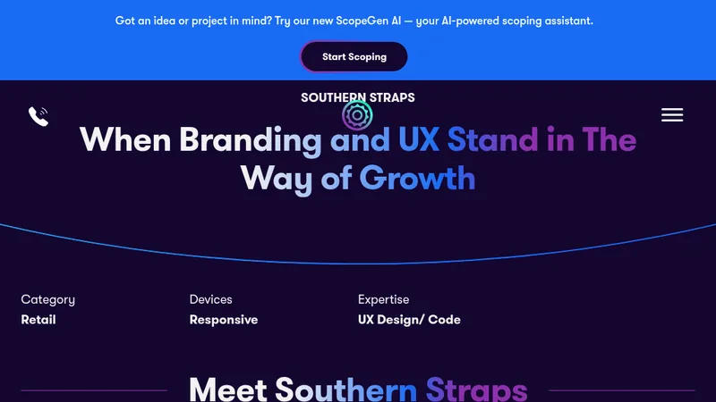 Southern Straps: When Branding and UX Stand in The Way of Growth
