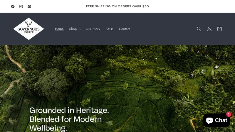 Governor’s Estate – Premium Tea Brand
