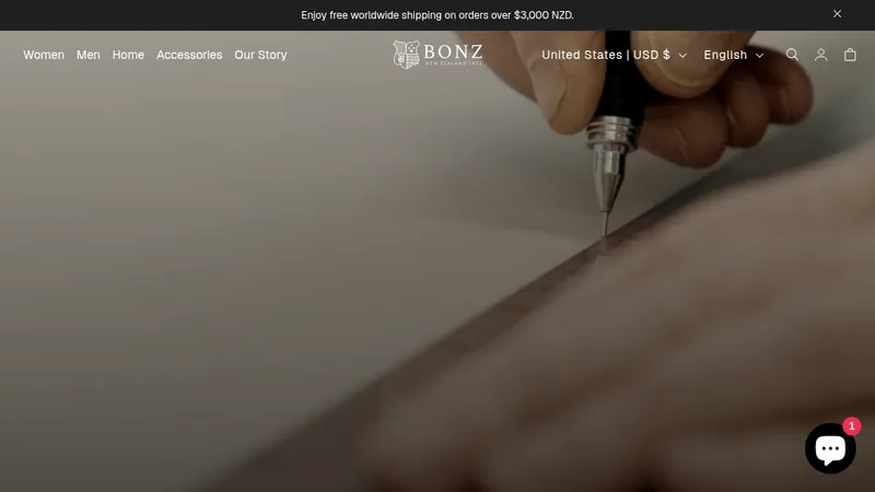 BONZ Shopify store | +68% conversion rate