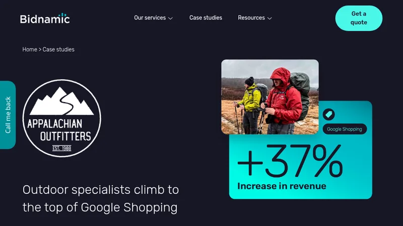 Appalachian Outfitters sell more with 0.5s landing page load speed