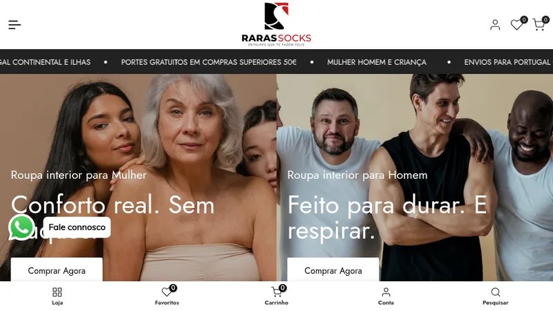 Raras Socks - Underwear for Men & Women