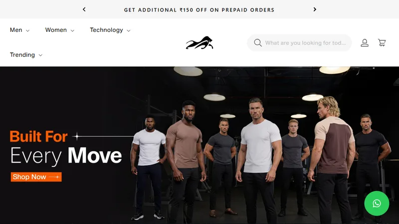 Muscle Mind | High-Performance Fitness Brand with Conversions