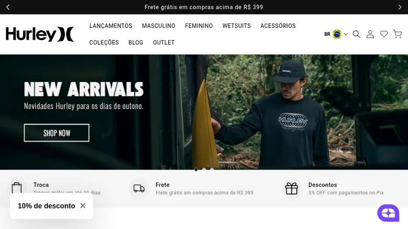 Grupo Surf Co. - Hurley | Volcom | Vissla | Hang Loose | Rusty
