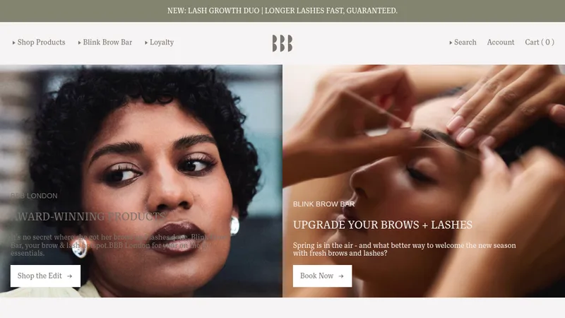 BBB London & Paris — Shopify Store Design & Development for Cosmetic
