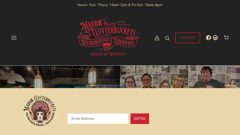 Madam Clutterbuckets website redevelopment