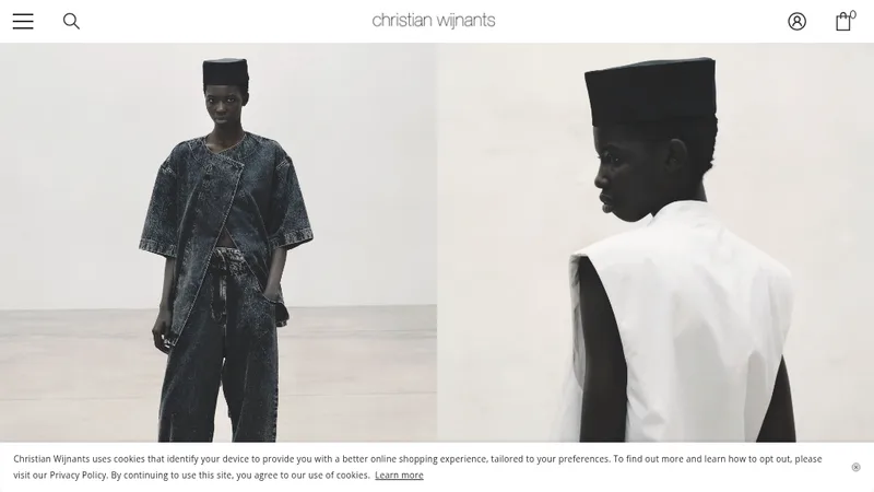 Fashion industry - Christian Wijnants