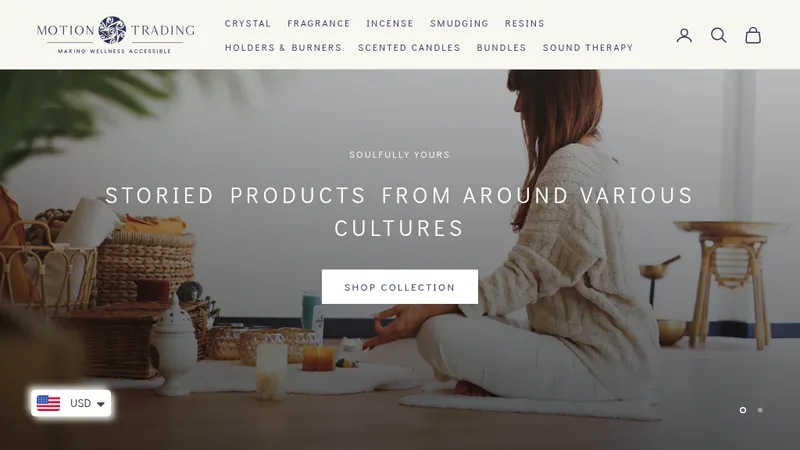 Motion Trading: Minimalist Shopify Store for Wellness Products