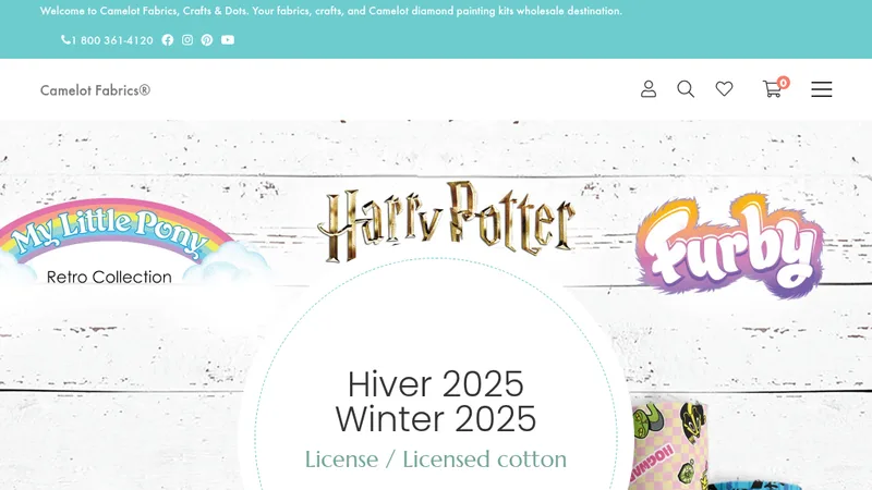 Camelot Fabrics - Theme & Website Development