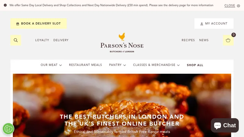The finest free range meats - online