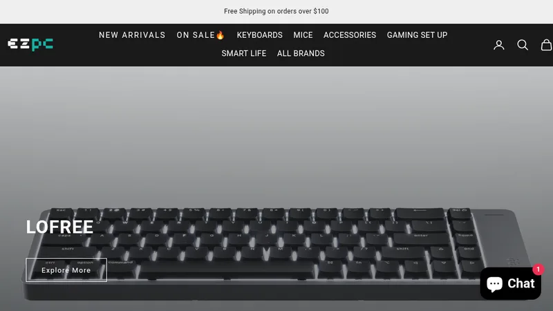 Website Design digital marketing for a 3C Electronics Brand eshop