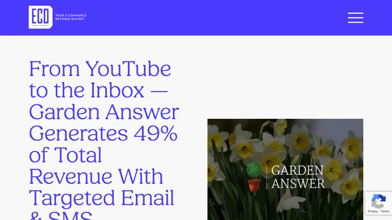 ECD Digital Skyrocketed Garden Answer's online sales