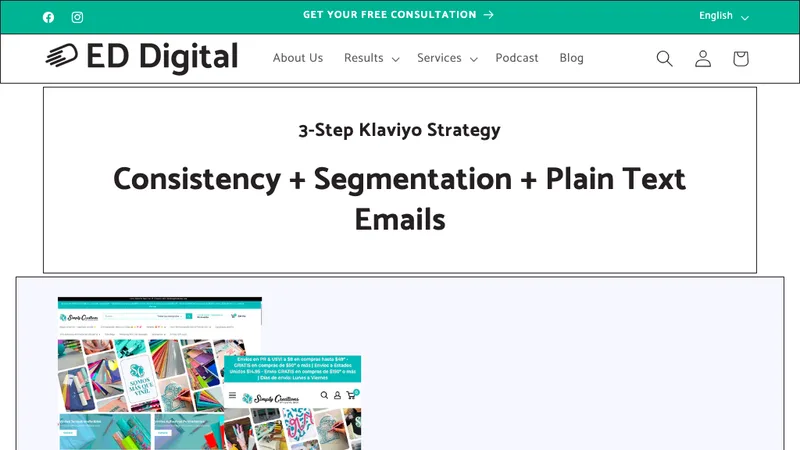 Consistency + Segmentation + Plain Text Emails